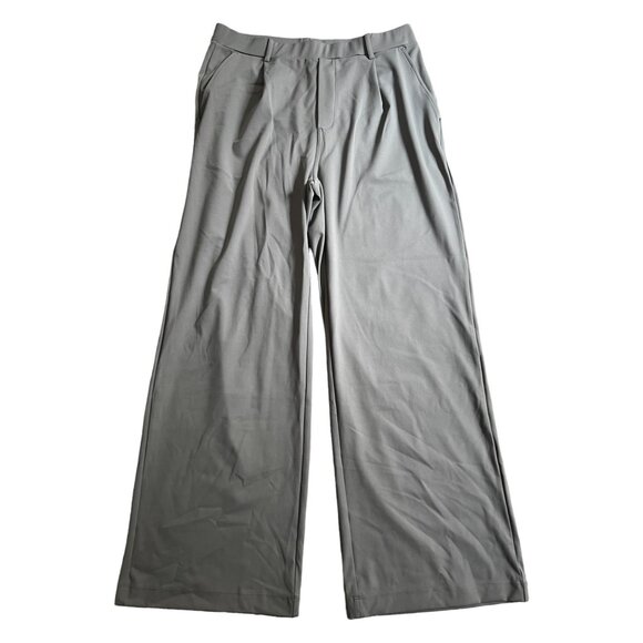 Halara NWT High Waisted Plicated Side Pocket Straight Leg Work Pants Sz XL Tall - Picture 4 of 10